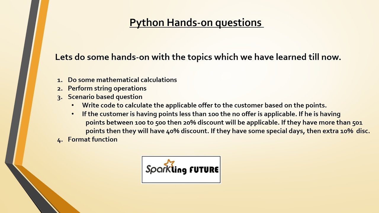 Python Tutorials - Day 10| Python Hands-on | Python Coding Interview ...