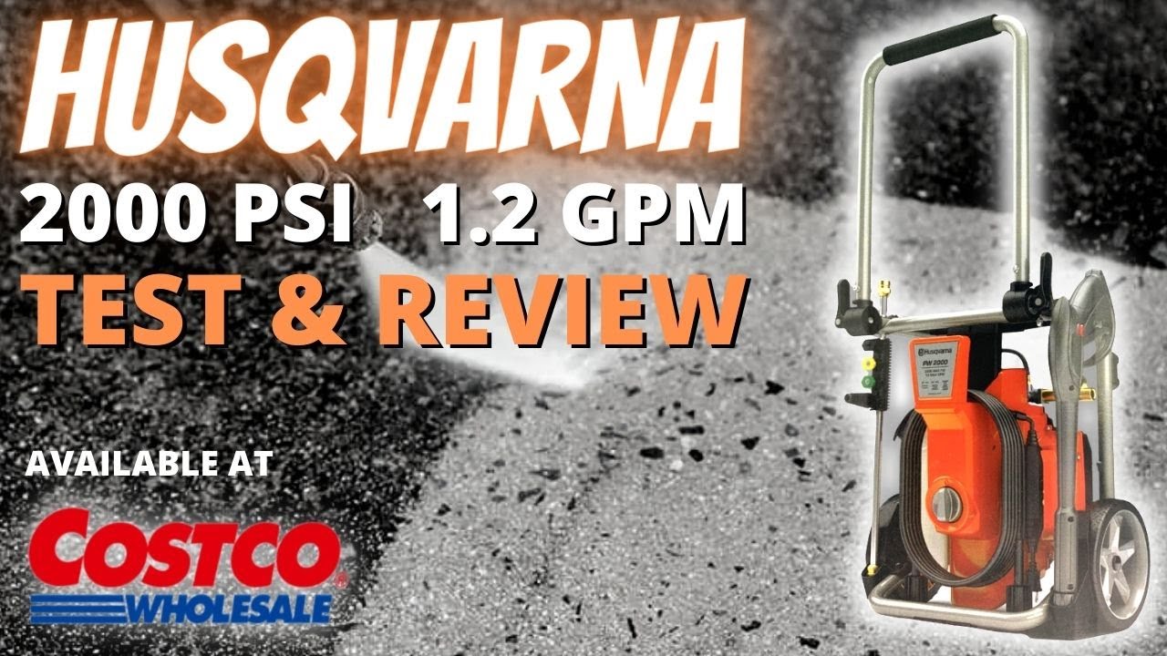 Husqvarna 2000 PSI Electric Pressure Washer YMMV At Costco | Lupon.gov.ph