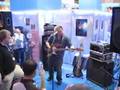 Stu Hamm plays the Star Trek theme at Musikmesse