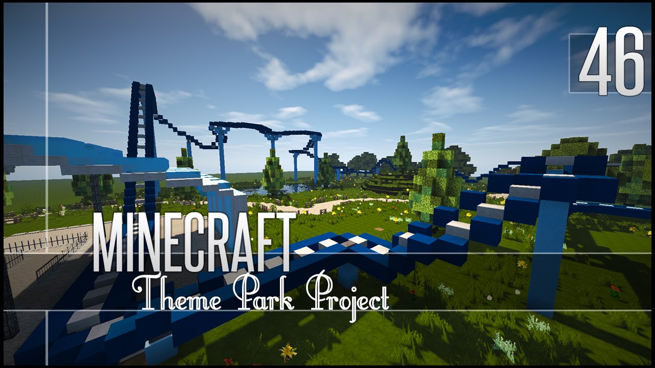 Minecraft Let S Build Theme Park Part 46 Youtube
