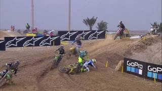 2017 MXGP of Qatar MX2 Race 1 crashes Compilation