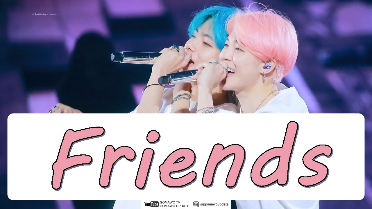 BTS Jimin, V - Friends EASY LYRICS/INDO SUB By GOMAWO - YouTube