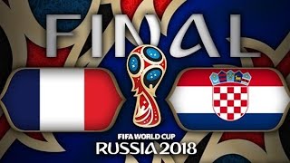 FRANKREICH - KROATIEN WM FINALE 2018 AUFSTELLUNGEN