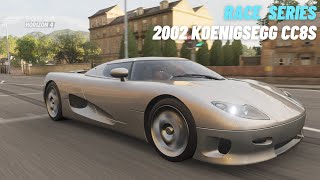 Forza Horizon 4 (RACE SERIES) - 2002 Koenigsegg CC8S vs GOLIATH