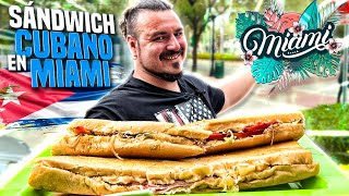 Probando el FAMOSO SANDWICH CUBANO en MIAMI 🥪