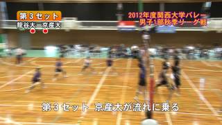 2012.10/13　関西大学バレーボール連盟秋季リーグ戦　男子1部第8節