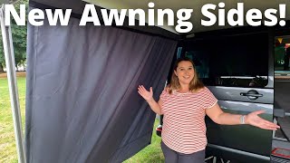 New Awning Sides - Comfortz Sun Shadz Review & Comparison to Outwell