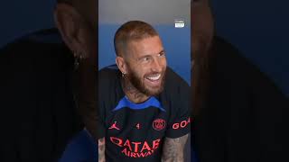Galtier is teasing Ramos about his new look ✂️👀