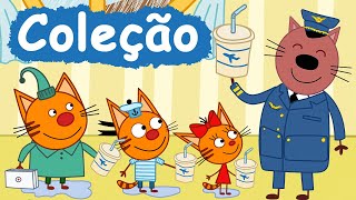 Kid-E-Cats em Portugues | Coleção dos episódios | Desenhos para crianças