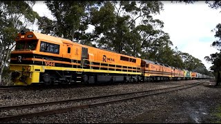 Aurizon Grain Train 1281S V544 ALF20 StreamLiner CLF6 G535 ALF24 12/08/22 Keswick, Belair \u0026 Nairne