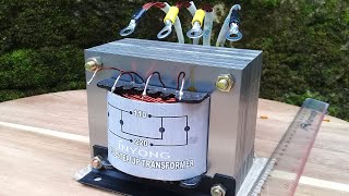 DIY 12v to 110v 2000w or 220v 1000w STEP UP TRANSFORMER part3