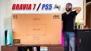 Sony Bravia 7 (55XR70) 55 inch 4K MINI LED TV with PS5 Gaming - The Ultimate One 🔥