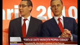 “Ponta să caute vinovaţii în propria-i ogradă!”