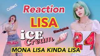 Reaction Ice Cream LISA Blackpink - Collect Youtubers รวมรีแอคชั่น LISA เพลง IceCream (1)