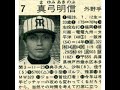 真弓明信（阪神）1986年（85年度）選手名鑑