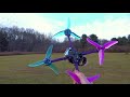 finally flying a real los quad with stick overlay