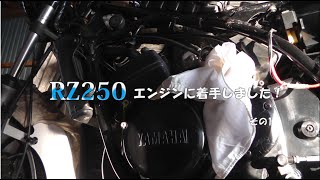 RZ250 エンジンに着手？しました！