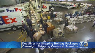 Keep Eye On These Shipping Deadlines Ahead Of Holidays