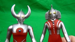 ウルトラの父＆ウルトラの母  ソフビヒーローVS ウルトラマン対決セット ウルトラマンギンガSスペシャル