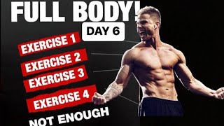 Beginners workout day 6 | full body workout routine for men #fitness #youtube #gym #fullbodyworkout