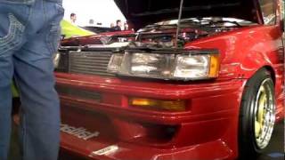 87 Toyota Corolla GTS/AE86+Levin Front end+F22C Custom Turbo - Performance Options(2012 SF Wekfest)