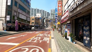 [4K] Korea, Walking around Hansung Univ  Sta (Seoul), 한성대입구역 주변 산책