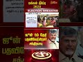 ஜூன் 9ம் தேதி பதவியேற்கிறார் சந்திரபாபு | Chandrababu Naidu  | Election Results 2024