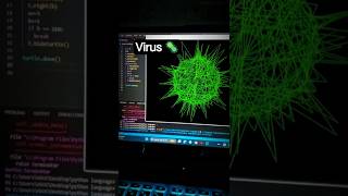 Virus 🦠 making by python programming || Amazing Python Turtle Graphics 😎 #17