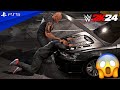 The Rock Destroys Roman Reigns at Backstage - WWE 2K24 Gameplay | PS5™ [4K60]