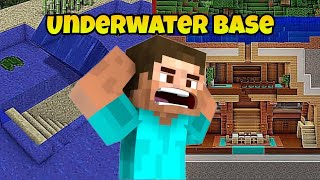 Underwater secret base challenge with my friend ❤️