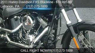 2011 Harley-Davidson FXS Blackline  for sale in Lebanon, PA