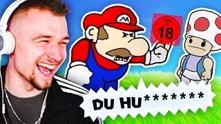 Dävid reagiert auf MAD MAD MARIO 1-5... 💀