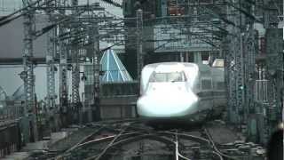 ７００系３０００番台東海道新幹線こだま６５８号東京行き東京駅到着