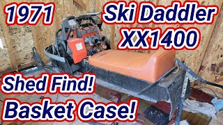 Buying a basket case Factory Race Snowmobile! 1971 AMF Ski Daddler XX1400.