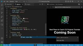 Product Launching Countdown Website using HTML CSS JS | Full Tutorial with Source Code