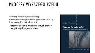 Wstęp do kognitywistyki, wykład 15: Modelowanie w kognitywistyce… otwartych pytań: świadomość