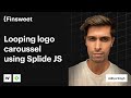 Looping carousel of logos in Webflow using Splide JS