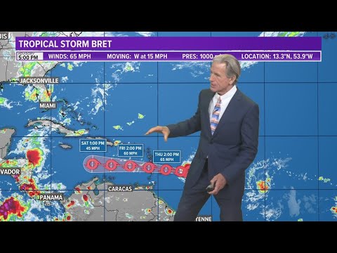 What Did Hurricane Hunters Find Flying Through Tropical Storm Bret ...