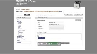 Lexmark Printer Security—Configuring PIN Password Login Method