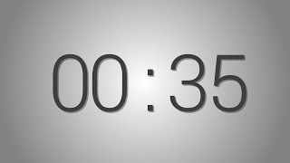 35 Seconds countdown Timer - Beep at the end | Simple Timer (thirty-five sec)