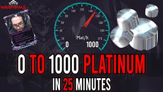 Warframe: Platinum For Free  - 0 to 1000 PLATINUM in 25 Minutes