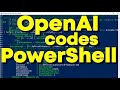 OpenAI writes PowerShell Code! | ChatGPT Artificial Intelligence Coding