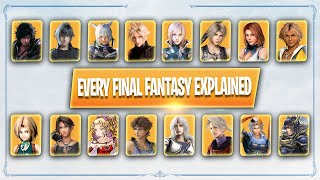 Every Final Fantasy Game Explained In 26 Minutes