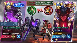 DYRROTH VS NEW BUFFED THAMUZ WHO IS THE STRONGEST? EXPLAINED TUTORIAL NEW BUILD!