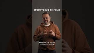 It's OK to Bend the Rules | NVISION #shorts
