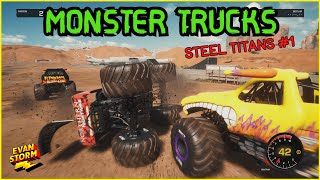 Monster Trucks Steel Titans FIRST GAME PLAY