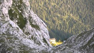 Blick von Meilerhütte zum Schachen und Zugspitze