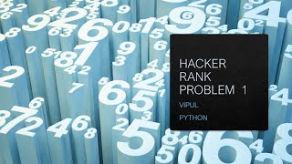 Hackerrank python solution(01) |print ("Hello, World!") #basic