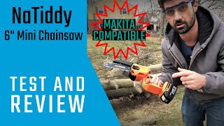 Putting it to the test - The Natiddy Electric MINI Chainsaw