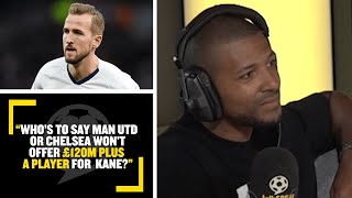 COULD OTHER CLUBS COME FOR KANE?🚨 Jermaine Beckford wonders if #MUFC or #CFC could come in for Kane